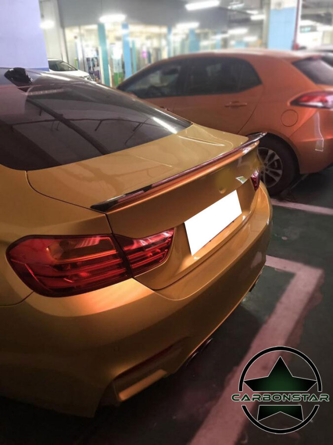 Cstar Carbon Gfk Heckspoiler Kofferraumlippe R passend für BMW F82 M4