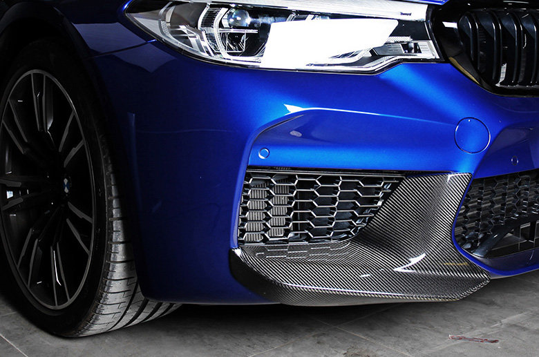 Cstar Carbon Gfk Splitter Flaps ähnl. Performance passend für BMW F90 M5 VOR LCI