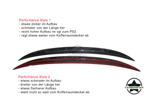 Cstar Heckspoiler Carbon Gfk Performance High Kick passend für BMW E93 +M3