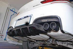 Cstar Carbon Gfk Heckdiffusor Diffusor auch für Akrapovic/Perf.Auspuff 2tlg. passend für BMW M6 F06 F12 F13