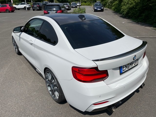 Cstar Spiegelkappen Schwarz Hochglanz V 2.0 passend für BMW F22 F23 M,  99,00 €