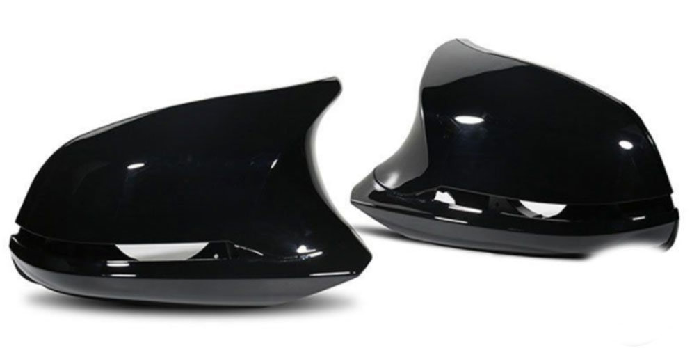 Cstar Spiegel Umbau-Set Schwarz II Hochglanz 668 passend für BMW X1 E84 I3