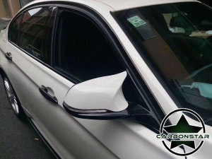 Cstar Spiegel Umbau-Set Alpinweiß Uni 300 Weiß Hochglanz passend für BMW E84 i3