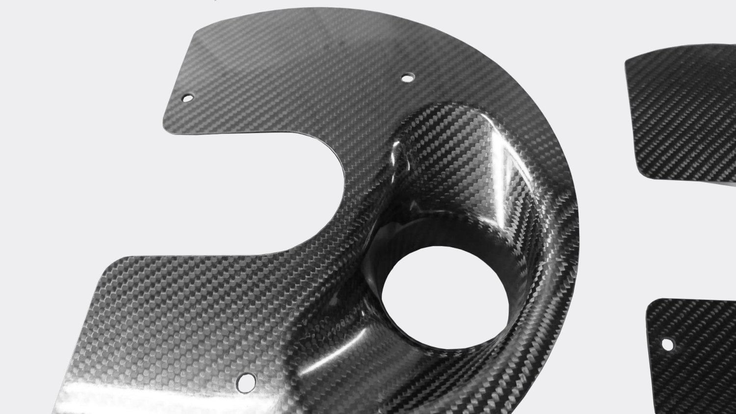 Carbon Ankerblech / Bremsenbelüftung passend für BMW E46 M3