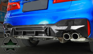 Cstar Carbon Look ABS Diffusor V6 passend für BMW G30 G31 M-Paket