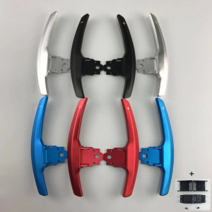Cstar Schaltwippen Wippen Paddles Aluminium Alu Eloxiert Blau Long Beach Blue passend für BMW  F20 F21 F22 F23 F30 F31 F32 F34 F36 F12 F06 F13