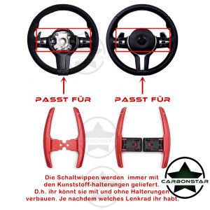 Cstar Schaltwippen Wippen Paddles Aluminium Alu Eloxiert Blau Long Beach Blue passend für BMW  F20 F21 F22 F23 F30 F31 F32 F34 F36 F12 F06 F13