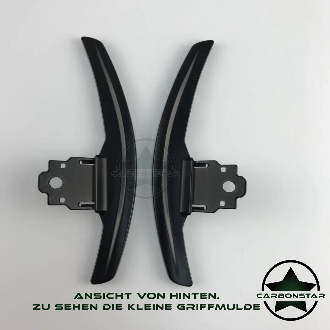 Cstar Schaltwippen Wippen Paddles Aluminium Alu Eloxiert Schwarz passend für BMW M2 F87