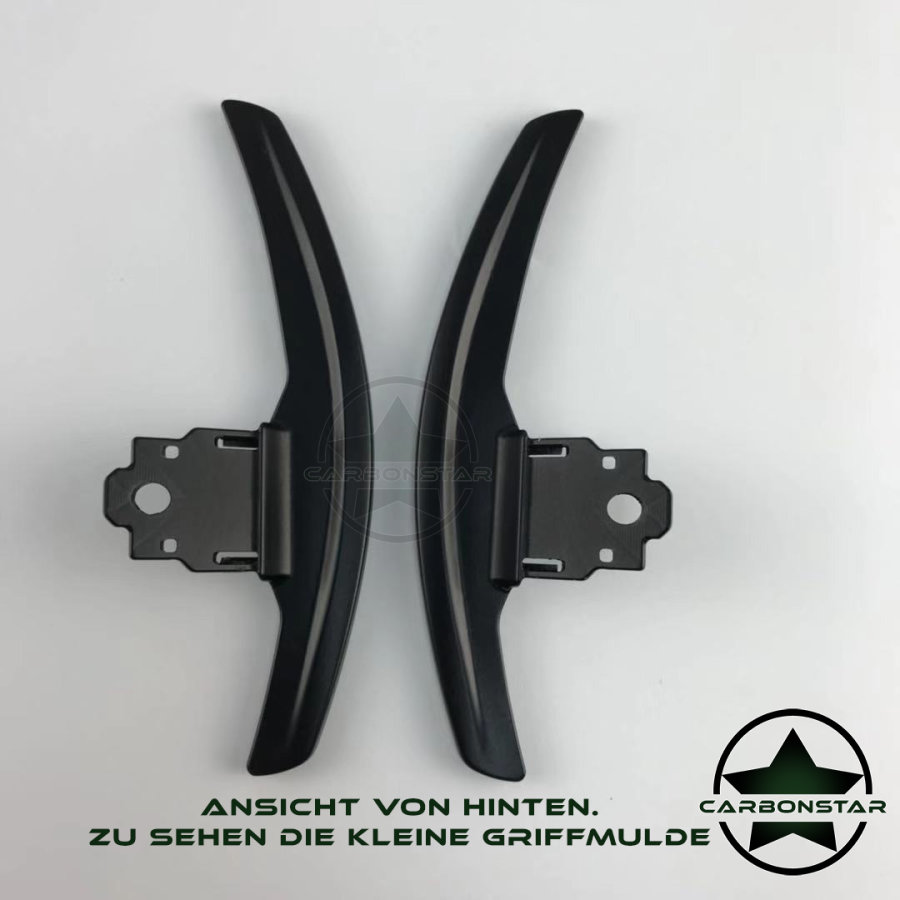 Cstar Schaltwippen Wippen Paddles Aluminium Alu Eloxiert Schwarz passend für BMW F82 F83 M4