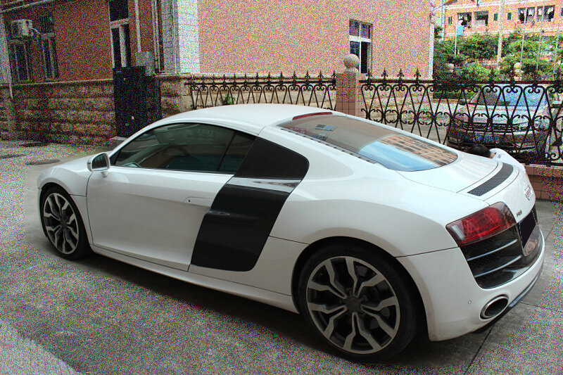 Cstar Carbon Seitenteile Seitenwände Sideblades Lufteinlässe für Audi R8 42 V10