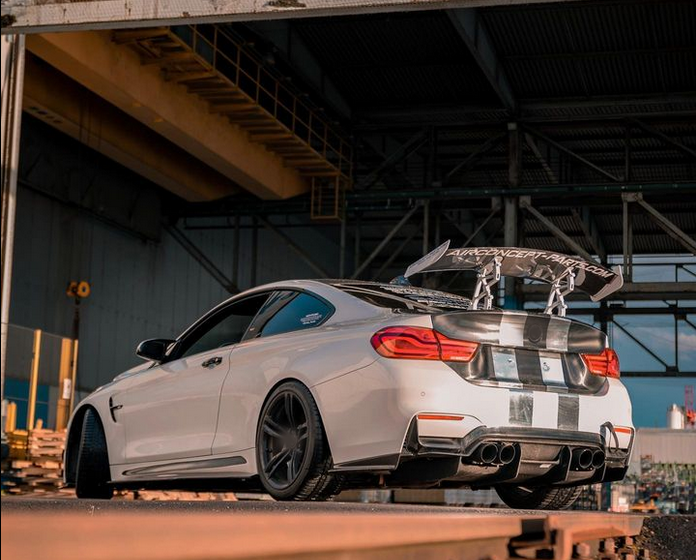 Cstar Carbon Gfk Heckdiffusor Diffusor PSM 4tlg. passend für BMW F80 M3 F82 F83 M4