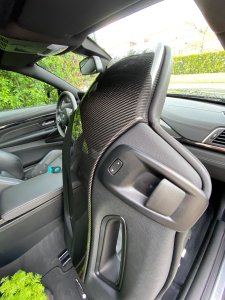 Cstar Carbon Sitzabdeckung Sitzschalen Sitz  Cover Sitze 4tlg. passend für BMW F80 M3 F82 F83 M4 F87 auch Competition auch CS