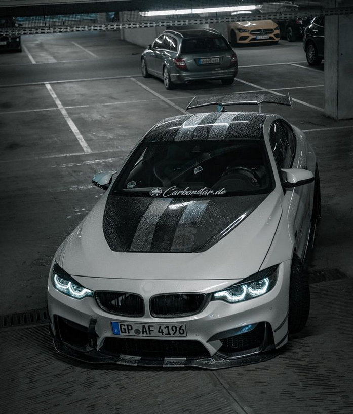 Cstar Carbon Gfk Frontlippe PSM 2 tlg. passend für BMW F82 F83 M4 M3 F80