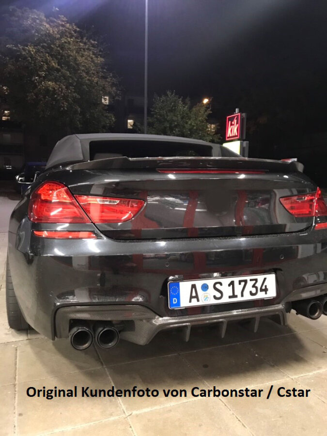 Cstar Carbon Gfk Heckspoiler V passend für BMW F12...