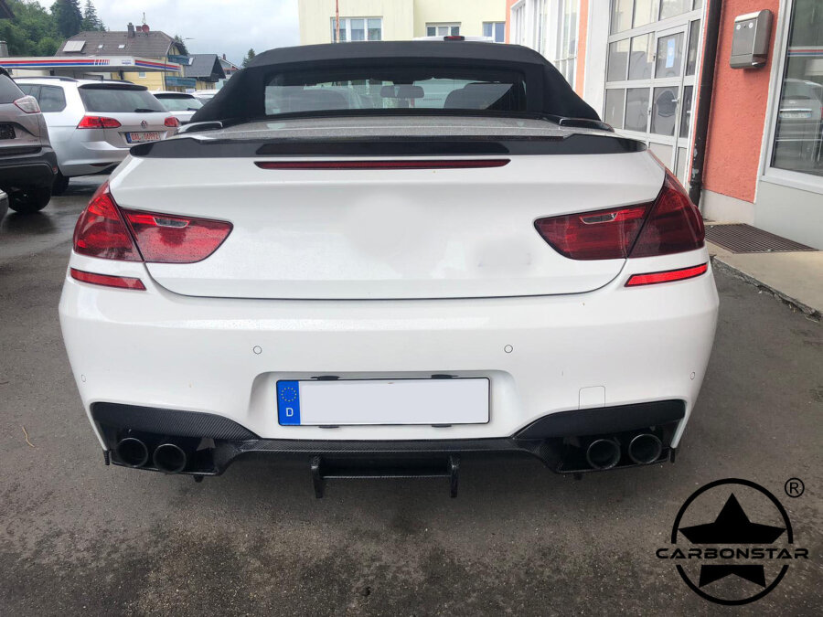 Cstar Carbon Gfk Heckspoiler V passend für BMW F12 M6 Cabrio
