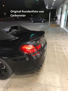 Cstar Carbon Gfk Heckspoiler V passend für BMW F12 M6 Cabrio