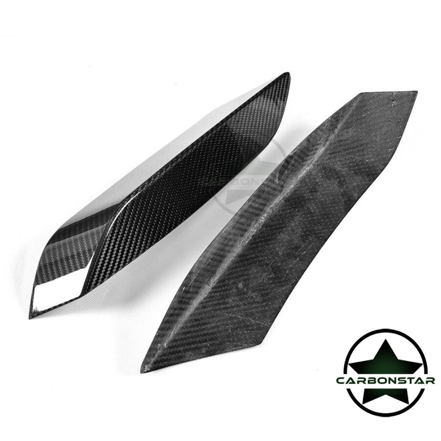 Cstar Carbon Flaps Splitter Einsätze Vorne passend für BMW F82 F83 M4 M3 F80