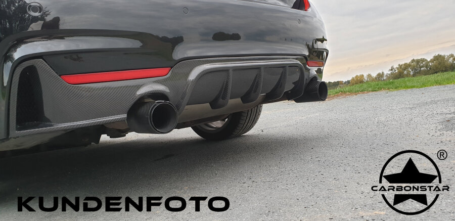 Cstar Carbon Gfk Heckdiffusor Diffusor 0==0 passend für BMW F32 F33 F36 435i 435d 440i