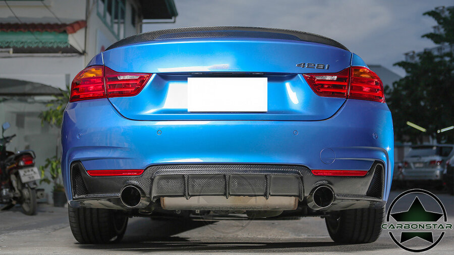 Cstar Carbon Gfk Heckdiffusor Diffusor 0==0 passend für BMW F32 F33 F36 435i 435d 440i