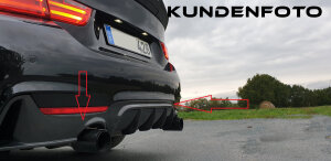 Cstar Carbon Gfk Heckdiffusor Diffusor 0==0 passend für BMW F32 F33 F36 435i 435d 440i