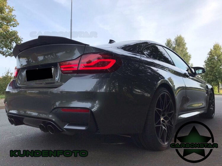 Cstar Carbon Gfk Heckspoiler Kofferraumlippe PSM passend für BMW F82 M4