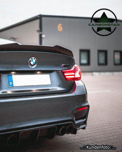 Cstar Carbon Gfk Heckspoiler Kofferraumlippe &auml;hnlich PSM passend f&uuml;r BMW F82 M4