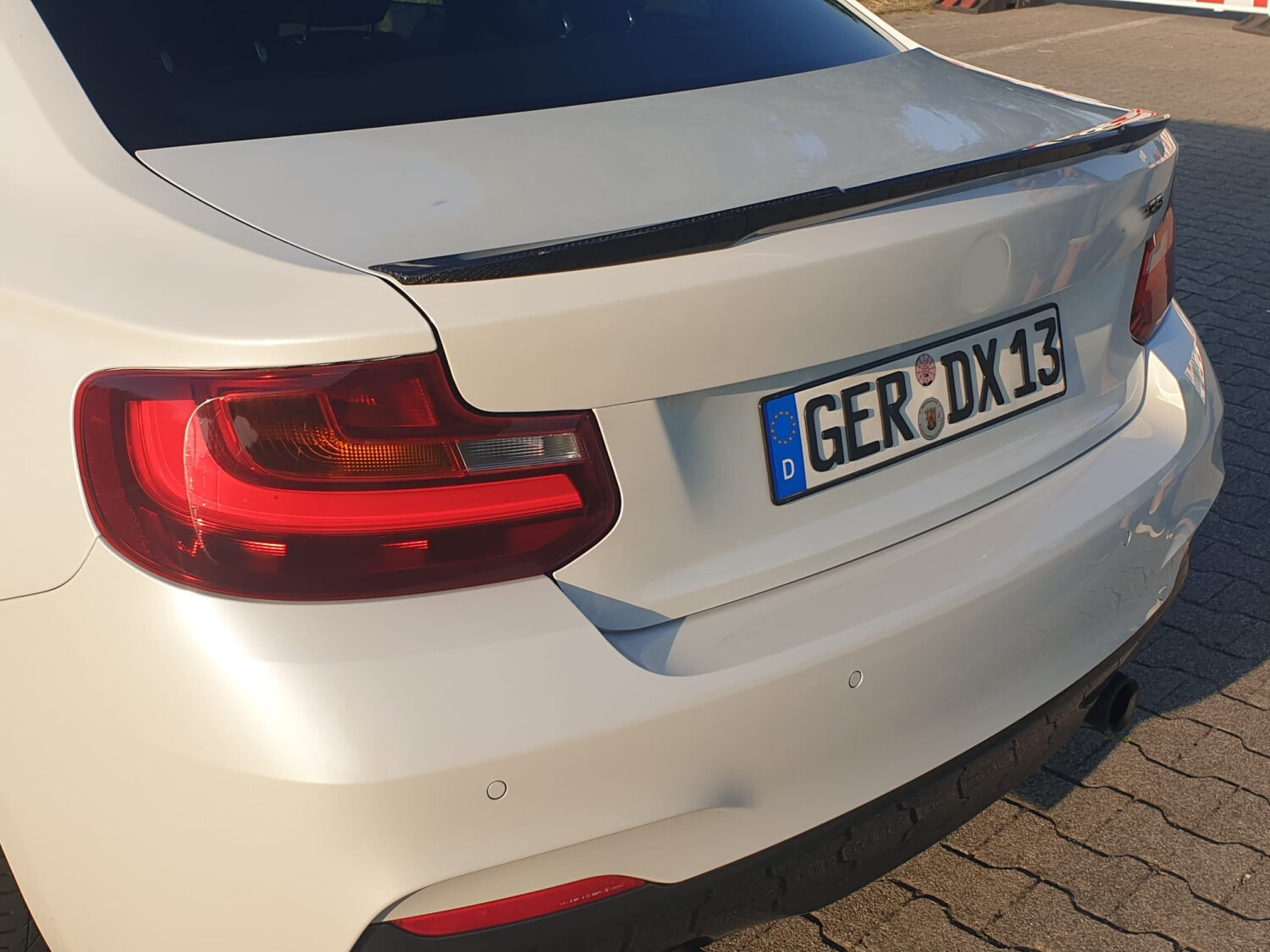 Cstar Carbon Gfk Heckspoiler V passend für BMW F22 F87 M2 + Competition