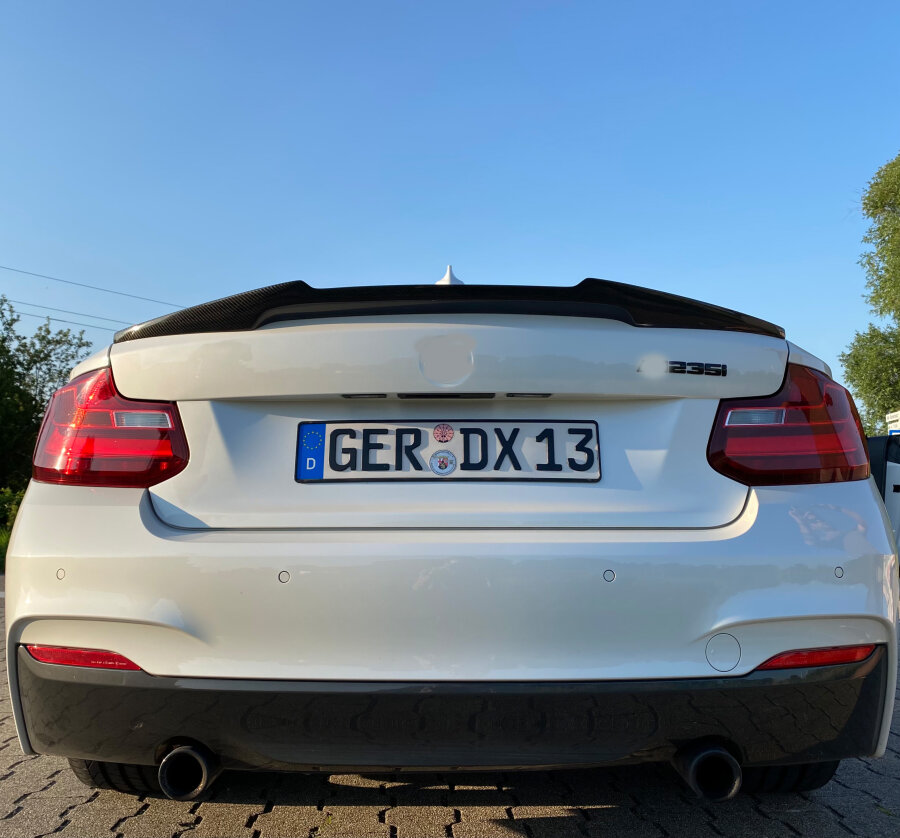Cstar Carbon Gfk Heckspoiler V passend für BMW F22 F87 M2 + Competition