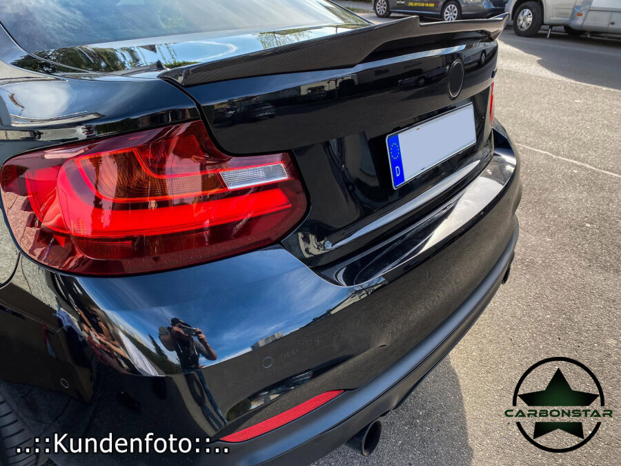 Cstar Carbon Gfk Heckspoiler V passend für BMW F22 F87 M2 + Competition