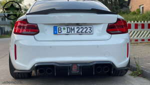 Cstar Carbon Gfk Heckspoiler V passend für BMW F22 F87 M2 + Competition