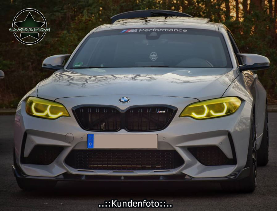 Cstar Carbon Gfk Frontlippe Performance passend f&uuml;r BMW M2 F87 Competition