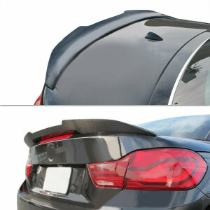 Cstar Carbon FRP Rear Spoiler PSM Big V suitable for BMW F83 M4 F33