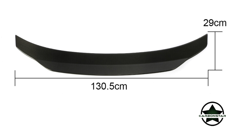 Cstar Carbon Gfk Heckspoiler Big PSM Ducktail passend für BMW F83 M4 F33