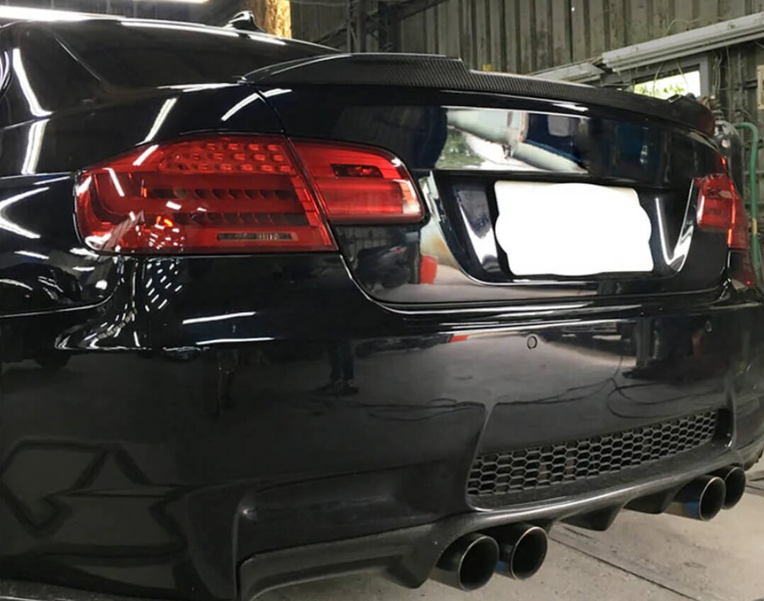 Cstar Heckspoiler Carbon Gfk CS Style passend für BMW E92 + M3