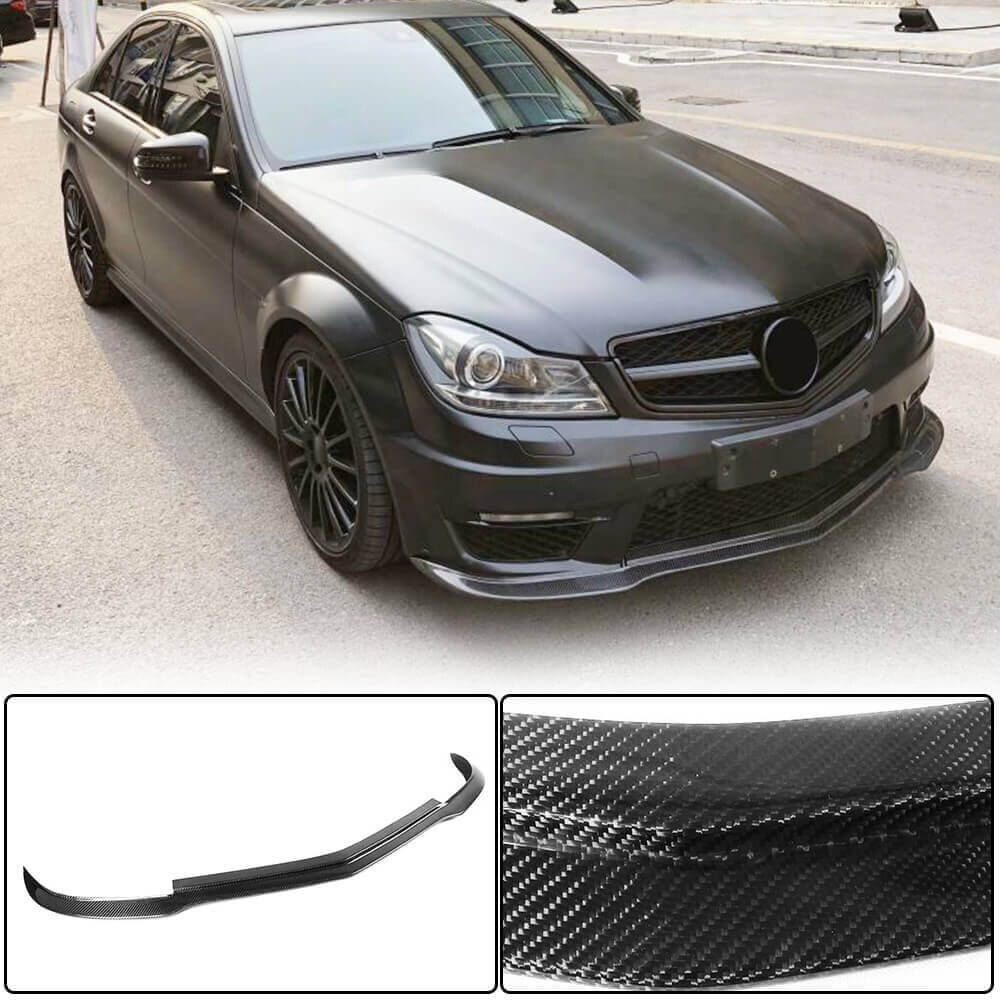 Cstar Carbon Gfk Frontlippe V2 2012+ MOPF passend für Mercedes Benz W204 C204 C63 AMG Coupe Limo