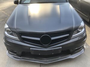 Cstar Carbon Gfk Frontlippe V2 2012+ MOPF passend für Mercedes Benz W204 C204 C63 AMG Coupe Limo
