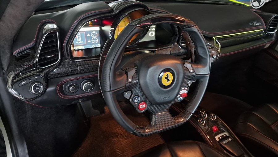 Tausch Ferrari 458 Italia Italy Spider Carbon Innenraum Interieur Laminierung Set 1  - Luftdüsen