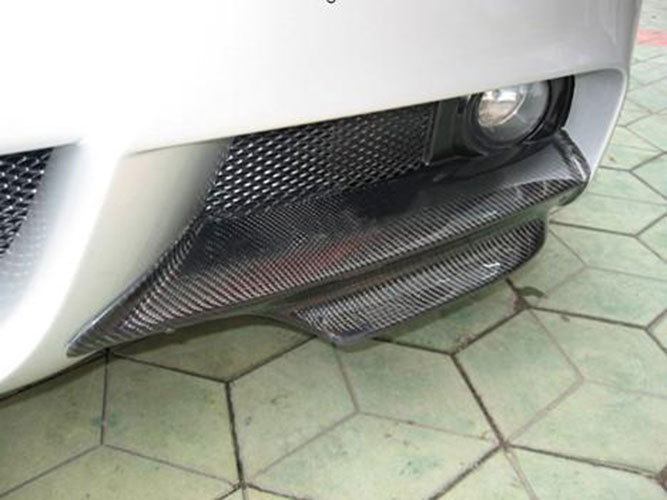 Cstar Echt Carbon Vollcarbon Splitter Flaps passend für BMW E90 E91 05-08 mit M PAKET