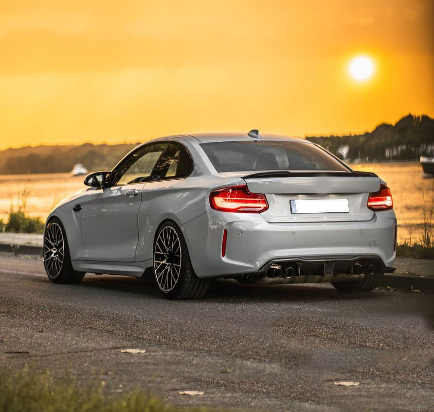 Cstar Heckspoiler Carbon Gfk CS passend für BMW F22 F87 M2 auch Competition