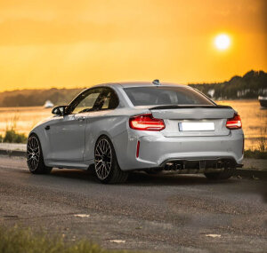 Cstar Heckspoiler Carbon Gfk CS passend für BMW F22 F87 M2 auch Competition