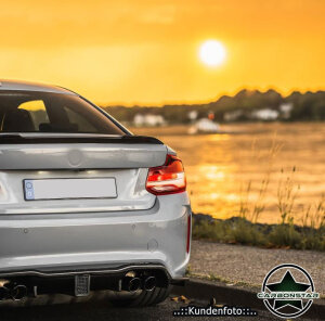 Cstar Heckspoiler Carbon Gfk CS passend für BMW F22 F87 M2 auch Competition