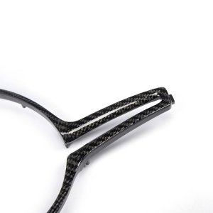 Cstar Carbon ABS Lenkradabdeckung Lenkradspange passend für BMW F80 M3 F82 F83 M4 F10 M5 F06 F12 F13 M6