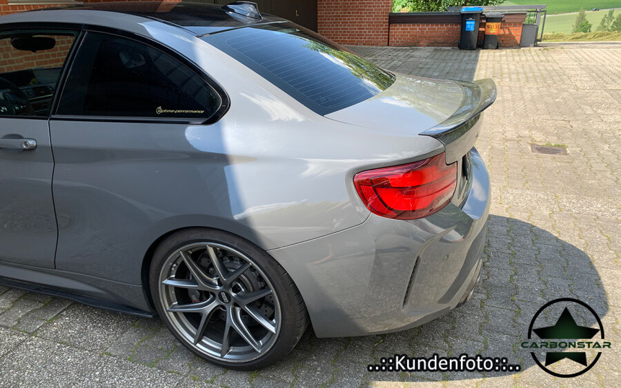 Cstar Carbon Gfk Heckspoiler PSM 2 passend für BMW F22 F87 M2 + Competition