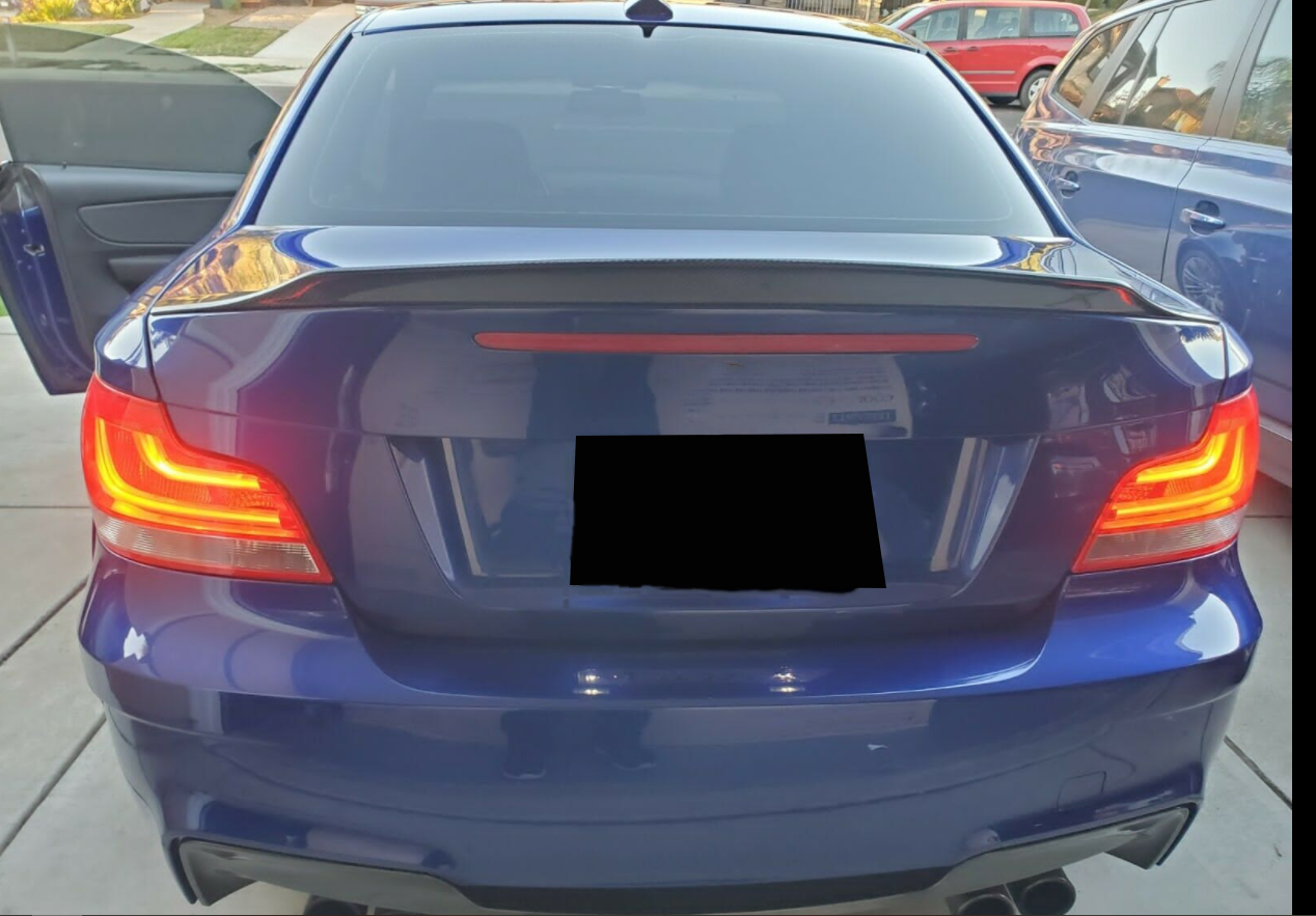 Cstar Carbon Gfk Heckspoiler PSM Ducktail passend für BMW E82 + 1M