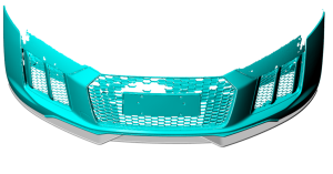 Cstar Frontlippe 3 tlg. Carbon Gfk für Audi R8 4S 2015 -