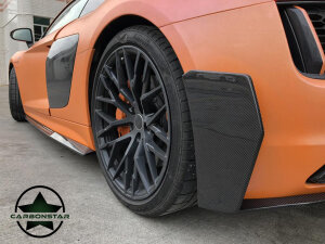 Cstar Fins Abdeckungen Stoßstange Hinten Carbon Gfk für Audi R8 4S 2015 - 2022