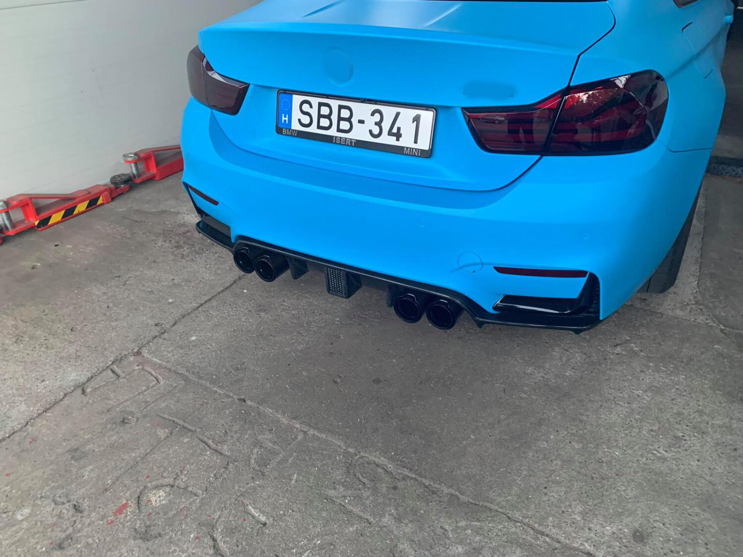 Cstar Carbon gfk Heckdiffusor Diffusor LED F1 KHL 1 1tlg. passend für BMW F80 M3 F82 F83 M4
