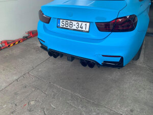 Cstar Carbon gfk Heckdiffusor Diffusor LED F1 KHL 1 1tlg. passend für BMW F80 M3 F82 F83 M4