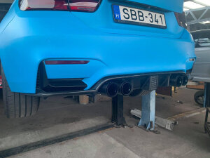 Cstar Carbon gfk Heckdiffusor Diffusor LED F1 KHL 1 1tlg. passend für BMW F80 M3 F82 F83 M4