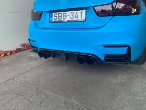 Cstar Carbon gfk Heckdiffusor Diffusor LED F1 KHL 1 1tlg. passend für BMW F80 M3 F82 F83 M4